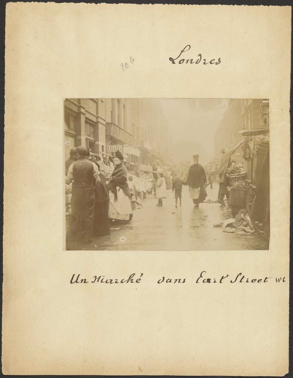 [Markt auf der Earl Street] von Unknown artist
