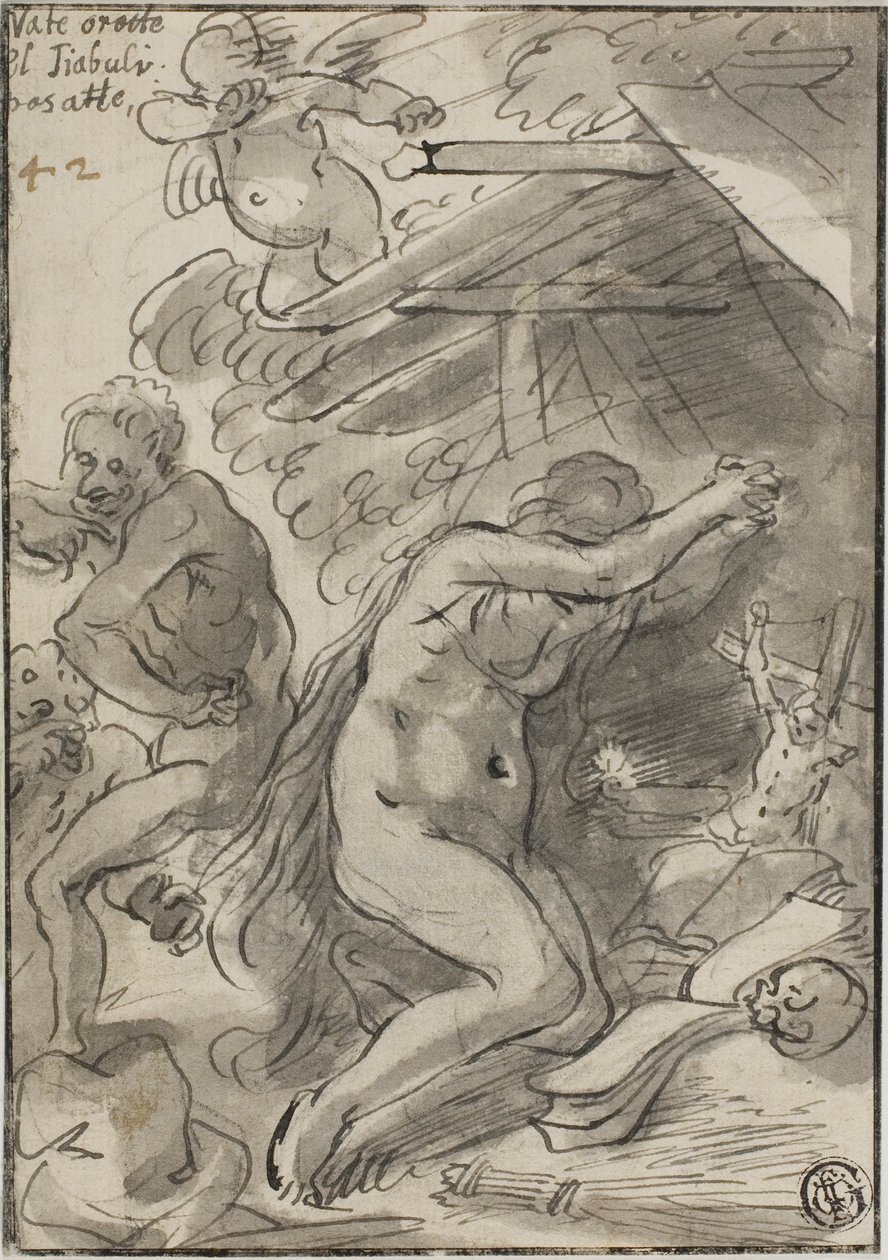 Maria Magdalena in der Wildnis von Unknown artist