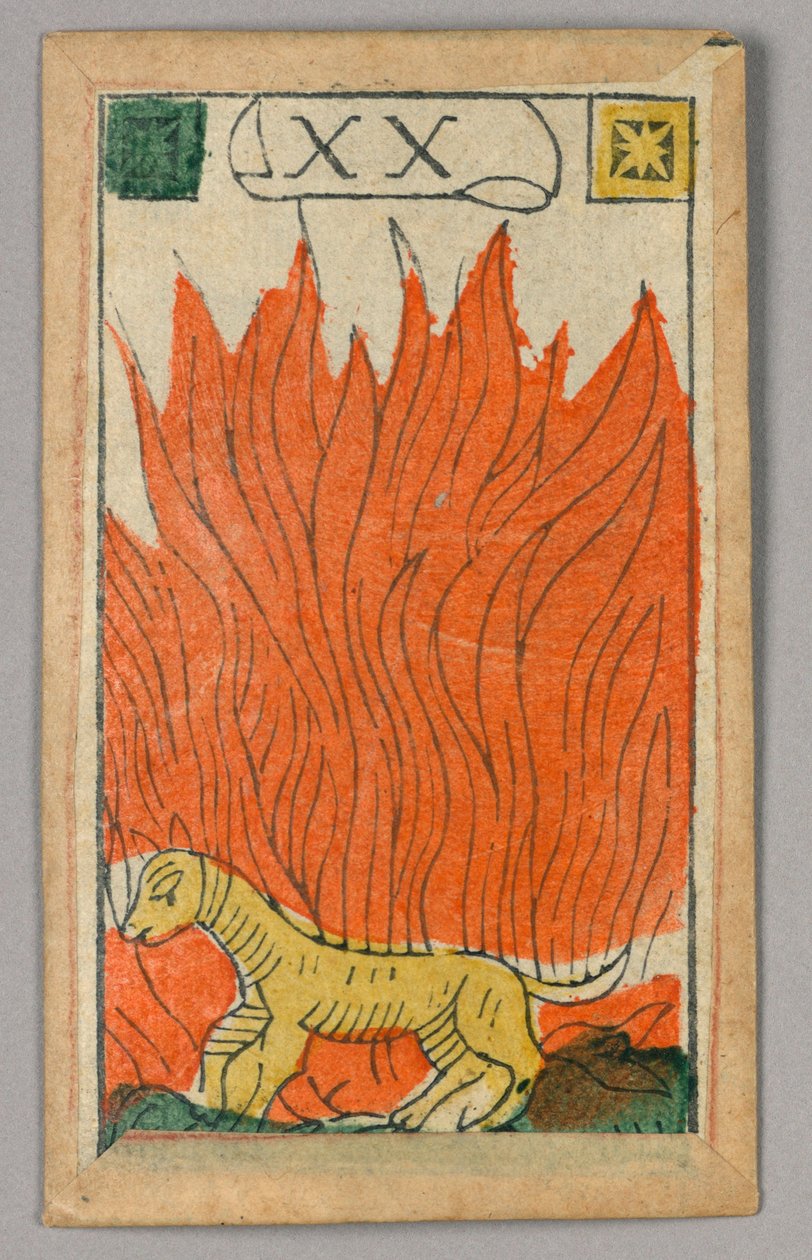 Minchiate (Tarot) Spielkarte von Unknown artist