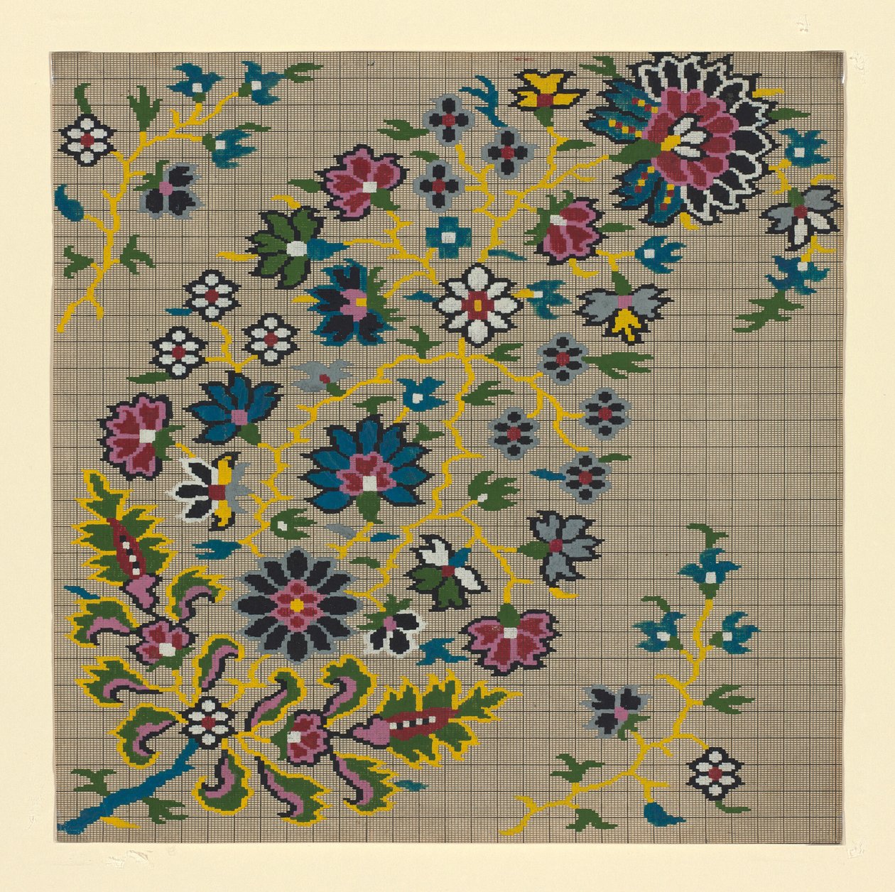 Mise-en-carte (Punktpapier) von Unknown artist