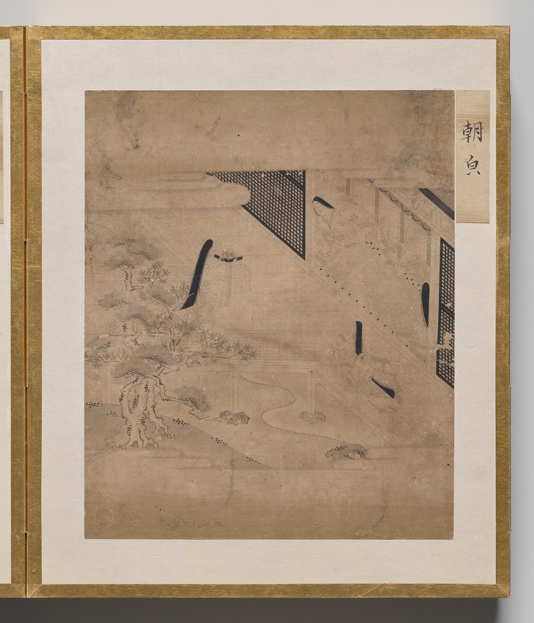 Morgenruhm aus dem Album der Illustrationen für die Geschichte von Genji von Unknown artist