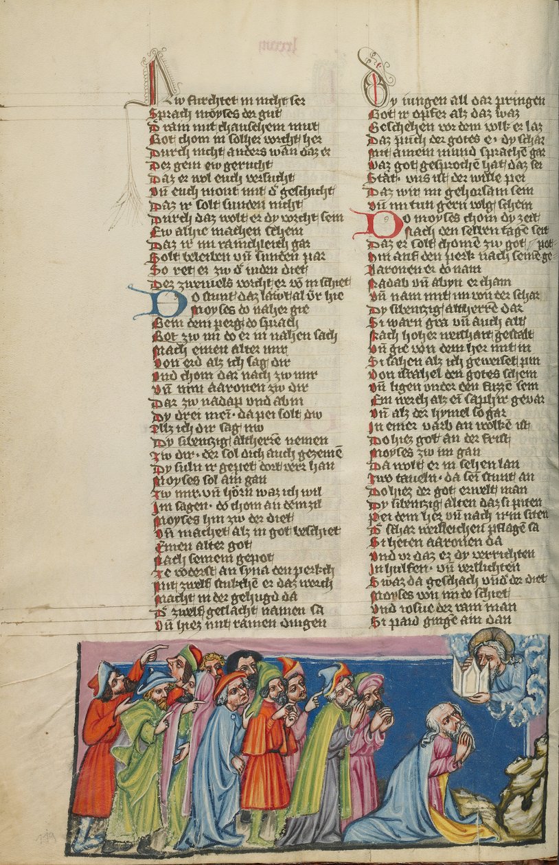 Moses und die siebzig Ältesten vor Gott von Unknown artist