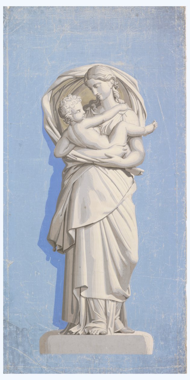 "Mutter und Kind" aus der Serie "Die Lebensalter des Menschen" von Unknown artist