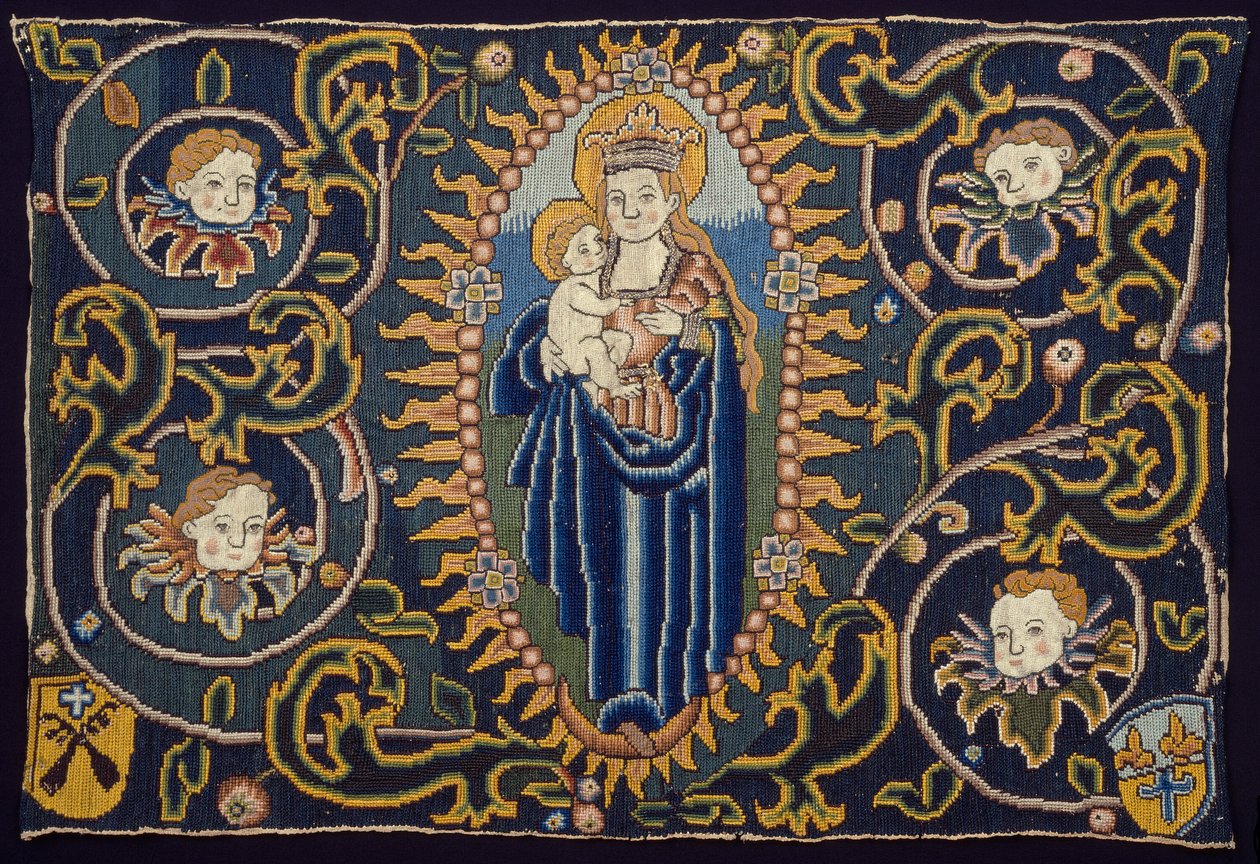 Tafel, die Madonna und Kind darstellt von Unknown artist