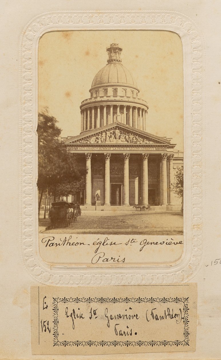 Panthéon - Kirche Sainte Geneviève, Paris von Unknown artist