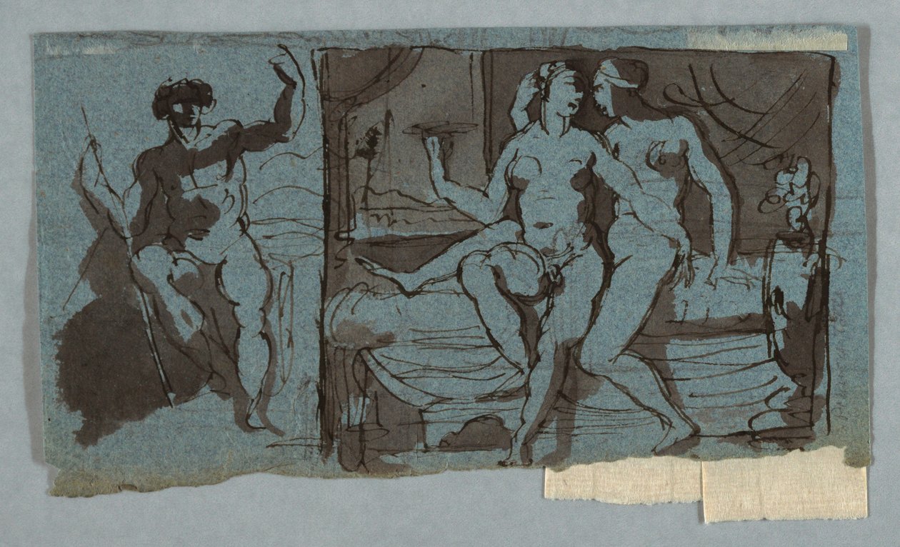 Paris, Zeus besucht Callisto von Unknown artist