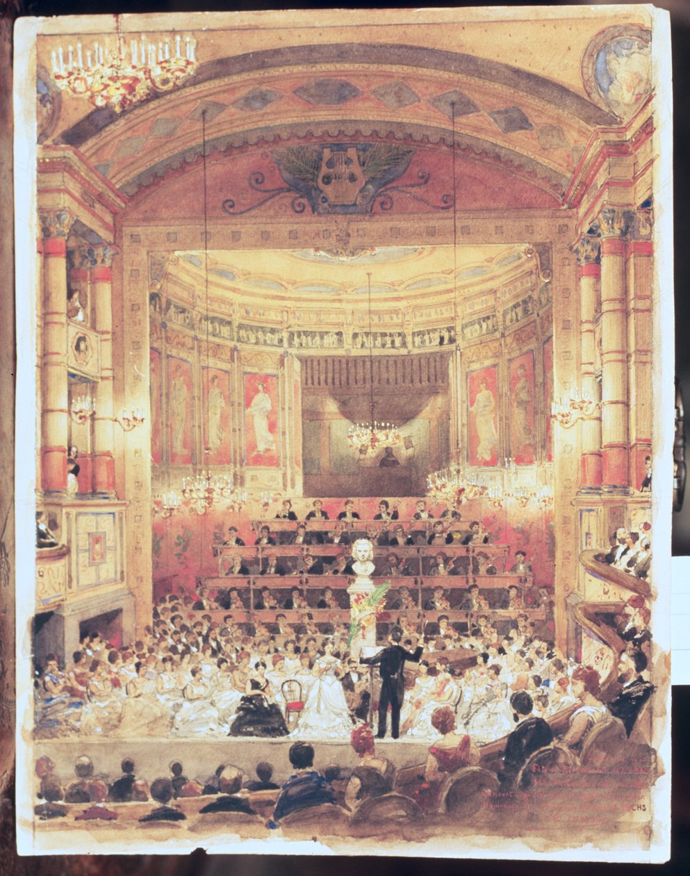 Aufführung von Bachs Passion im Alten Konservatorium von Unknown artist