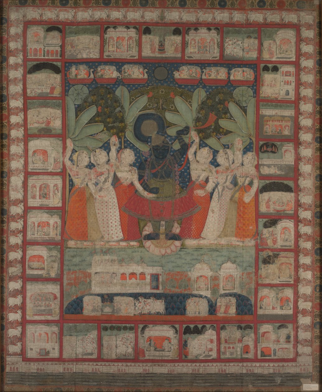 Pichvai von Shri Nathji von Unknown artist