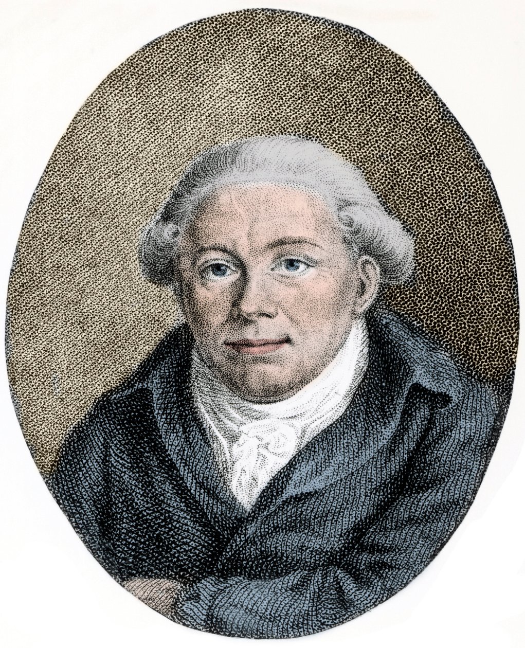 Porträt von Georg Christoph Lichtenberg (1742-1799), deutscher Wissenschaftler, Satiriker und Anglophiler - Gravur von Unknown artist