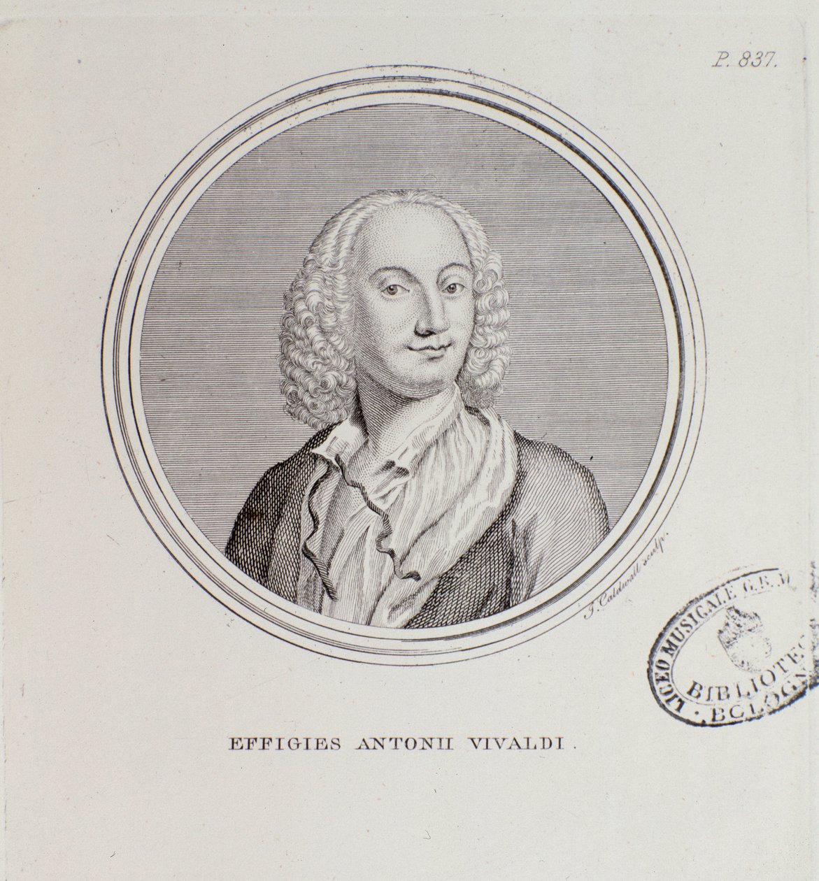 Porträt von Antonio Vivaldi von Unknown artist