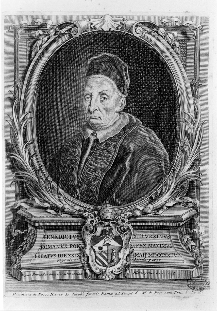 Porträt von Benedikt XIII. (1649 - 1730) von Unknown artist