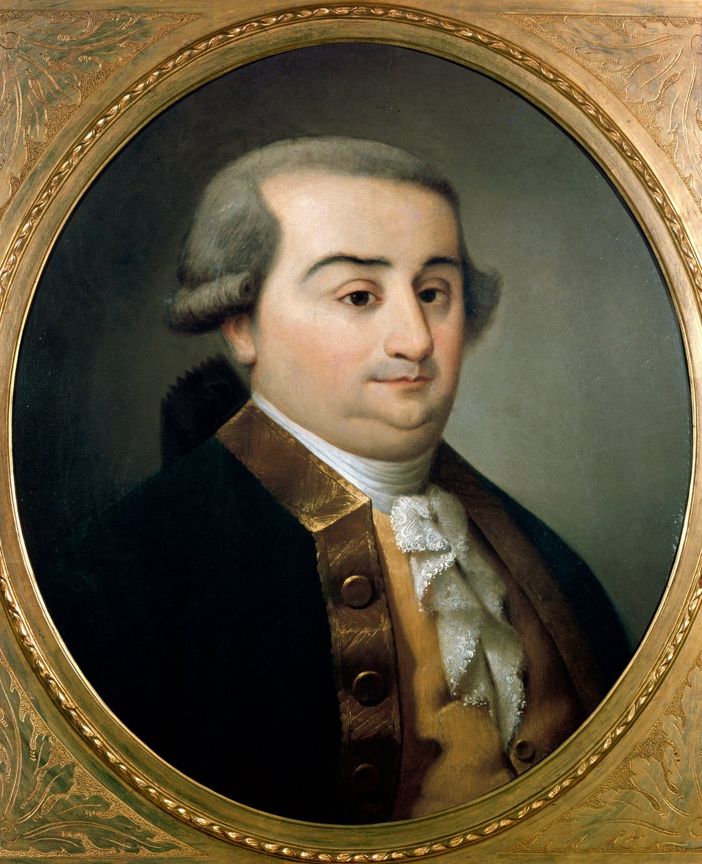 Porträt von Cesare Beccaria, Marquis de Beccaria, italienischer Jurist und Ökonom. Anonymes Gemälde des 18. Jahrhunderts. Museo de Milan, Mailand, Italien von Unknown artist