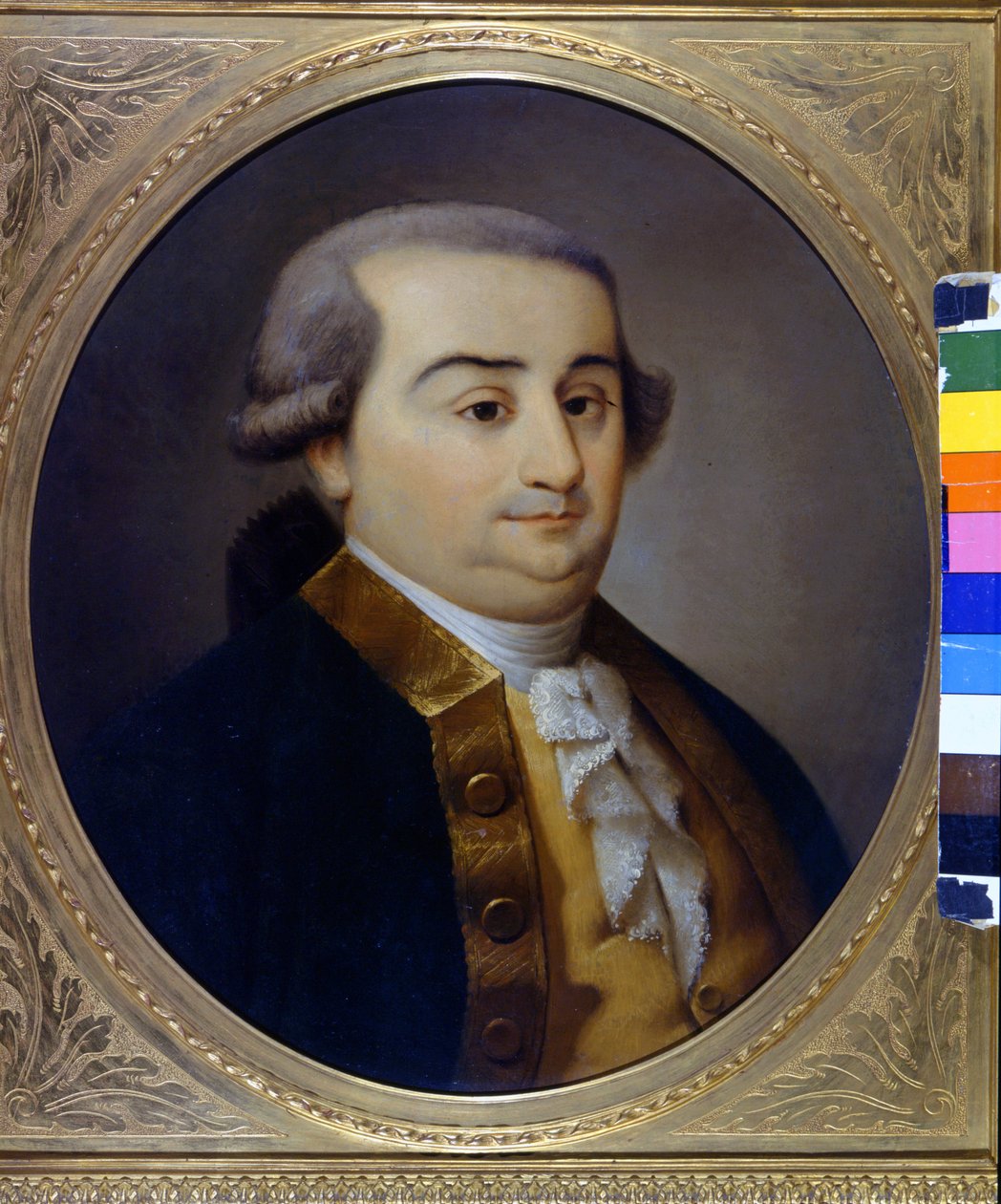 Porträt von Cesare Bonesana, Marquis de Beccaria (1738-1794), italienischer Jurist. Anonymes Gemälde des 18. Jahrhunderts. Museo di Milano, Mailand. von Unknown artist