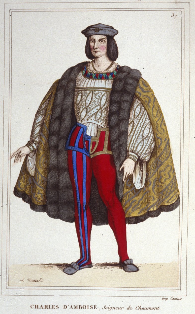 Porträt von Charles II. von Amboise (1473-1511), Herr von Chaumont von Unknown artist