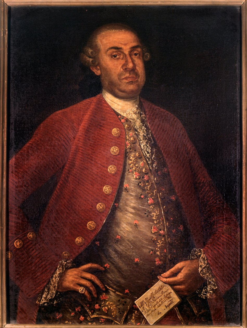 Porträt von Gennaro Manna, italienischer Komponist von Unknown artist