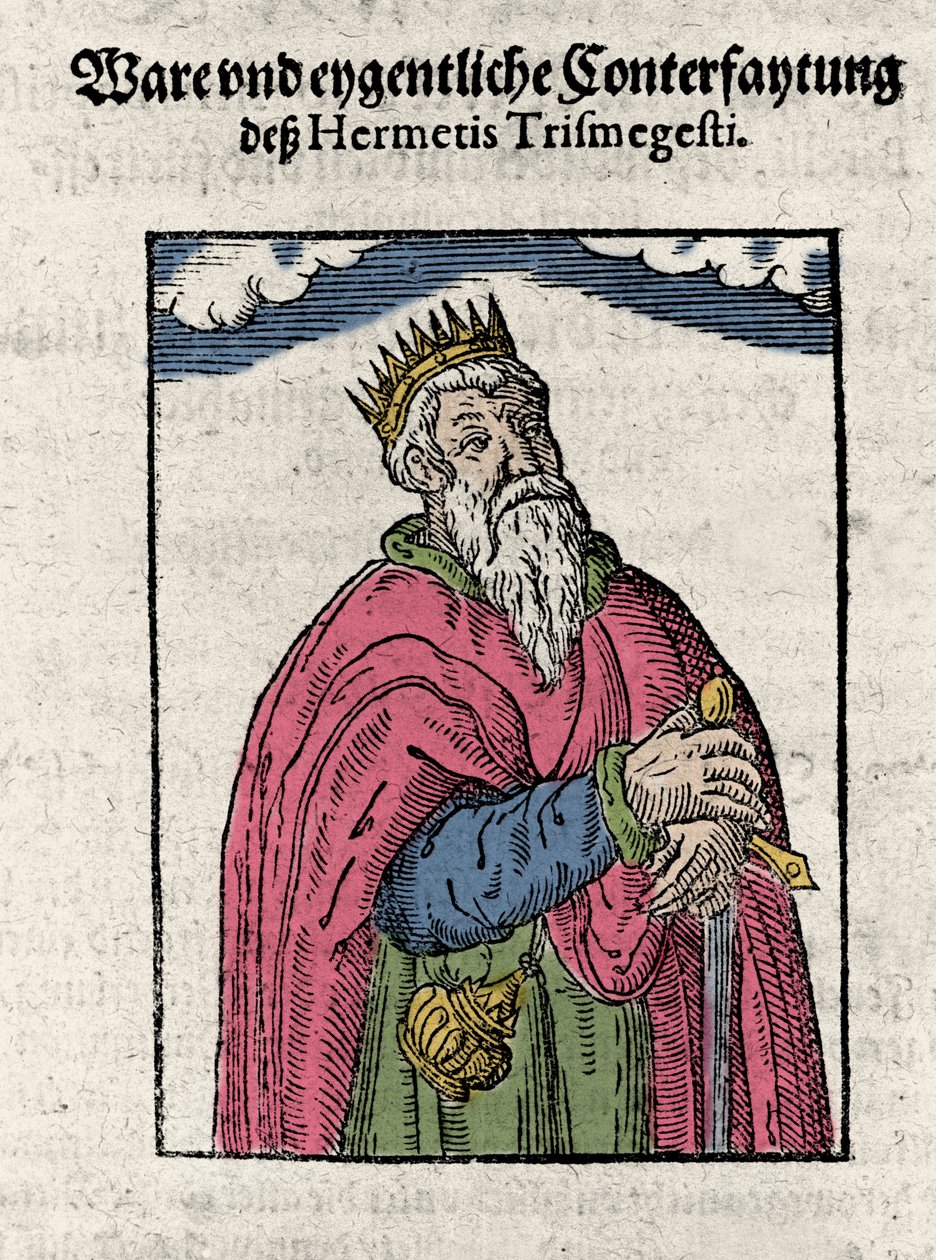 Porträt von Hermes Trismegistos, Astrologe von Unknown artist