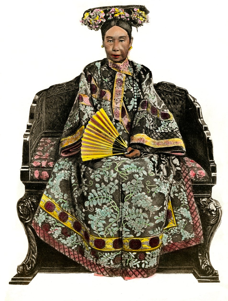 Porträt der Kaiserin von China Tseu Hi (1834-1908) Cixi von Unknown artist