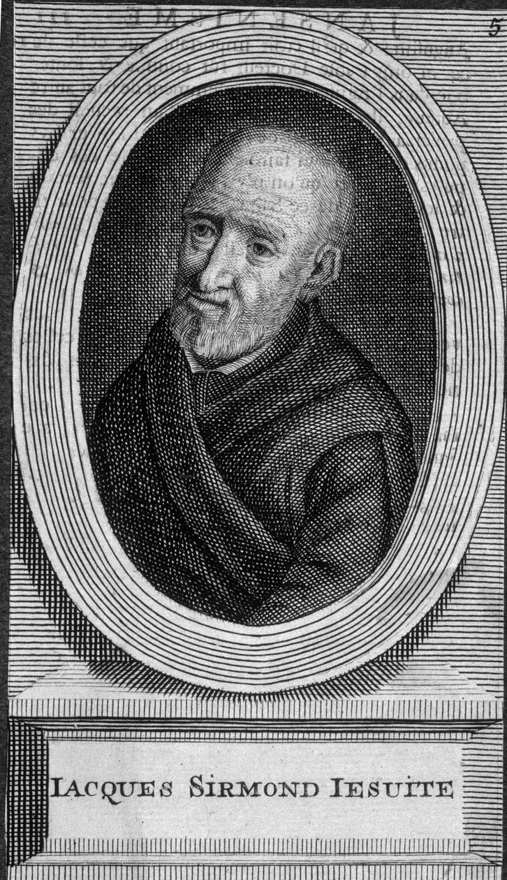 Porträt von Jacques Sirmond, Jesuit - n.d. von Unknown artist