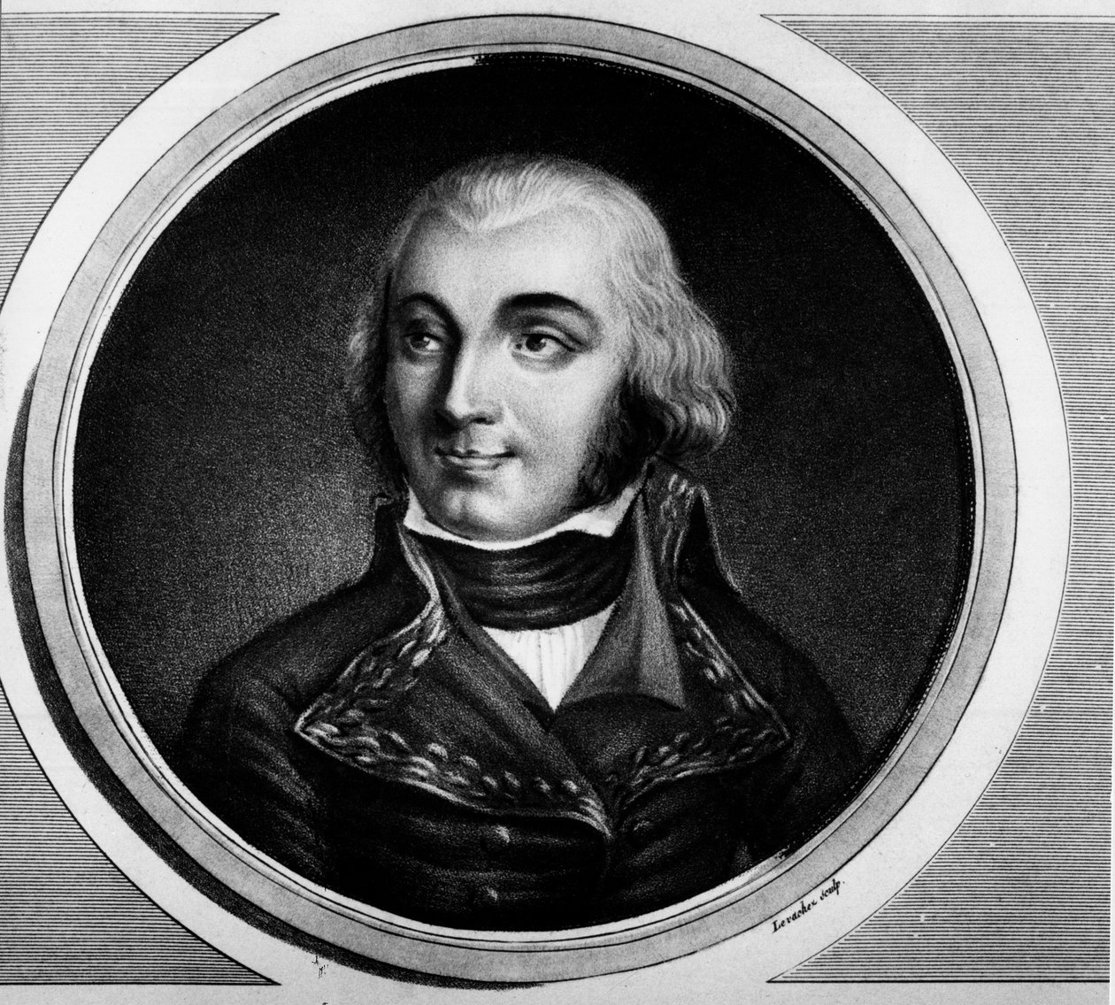 Porträt von Jean Baptiste, Graf Jourdan, Marschall von Frankreich (1762-1833). Gravur in „Komplette Sammlung historischer Gemälde der Französischen Revolution, in drei Bänden.“ 1804. von Unknown artist
