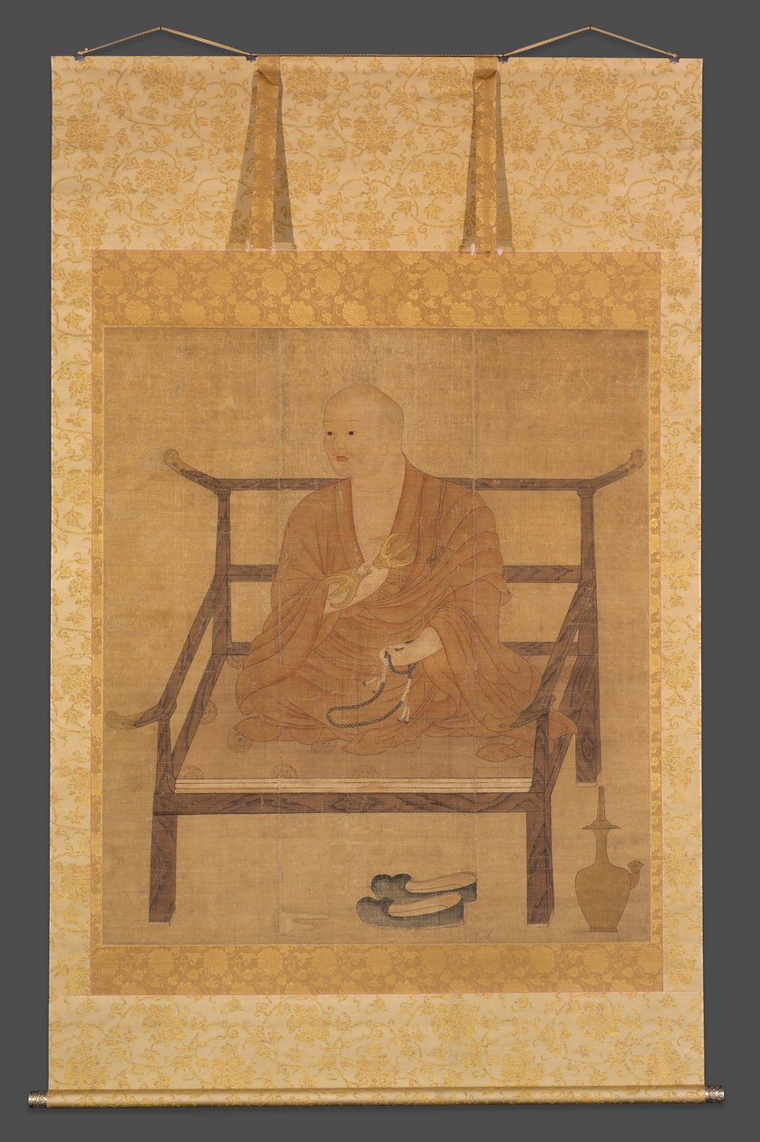 Porträt von Kobo Daishi (Kukai) von Unknown artist