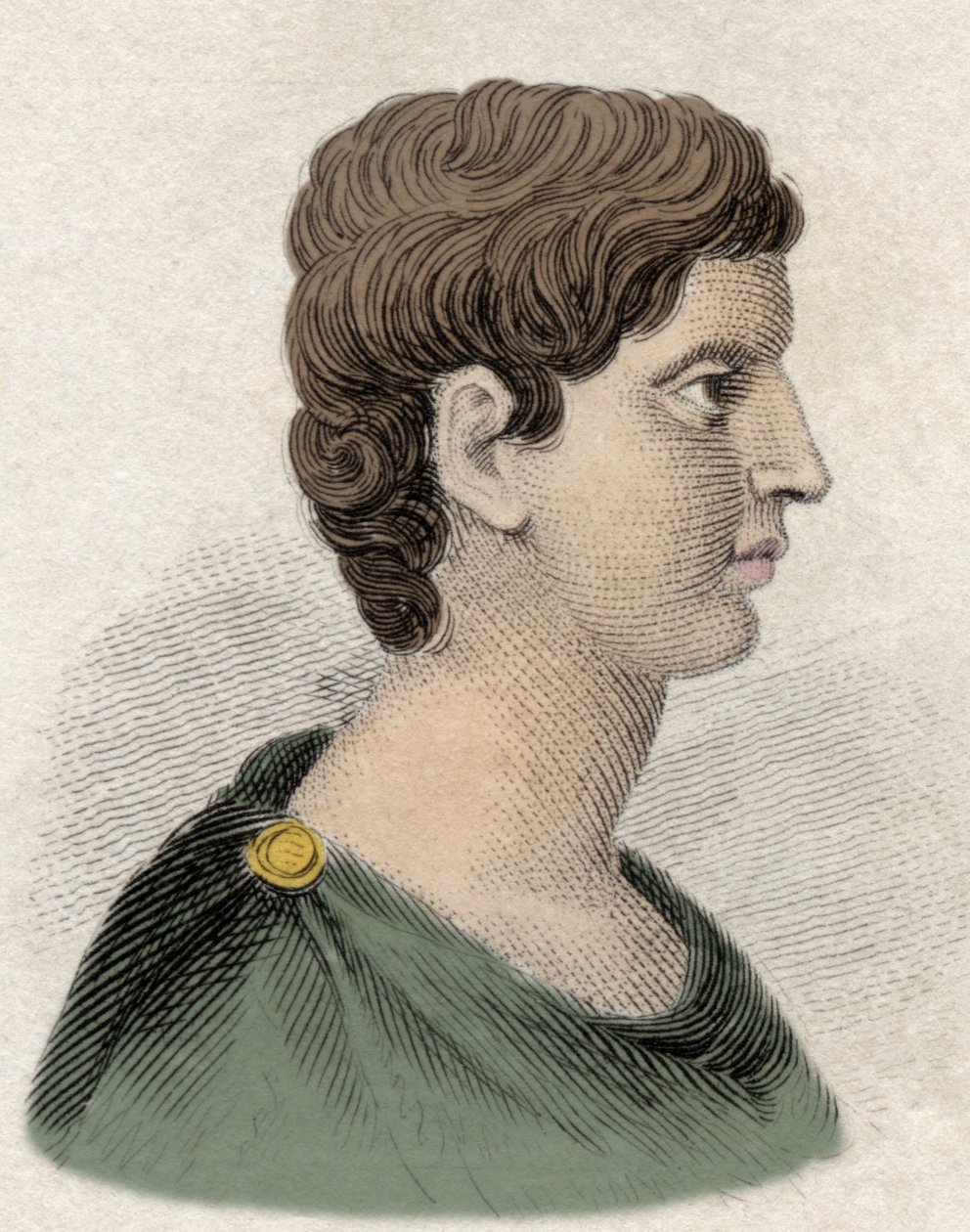 Porträt von Marc Antoine (Marcus Antonius), General und römischer Staatsmann (ca. 83 bis 30 v. Chr.) von Unknown artist