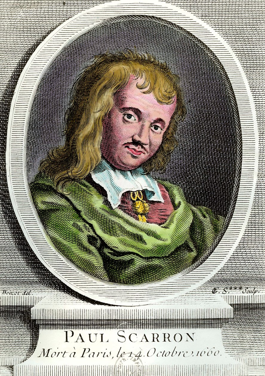 Porträt von Paul Scarron (1610-1660), französischer Schriftsteller von Unknown artist