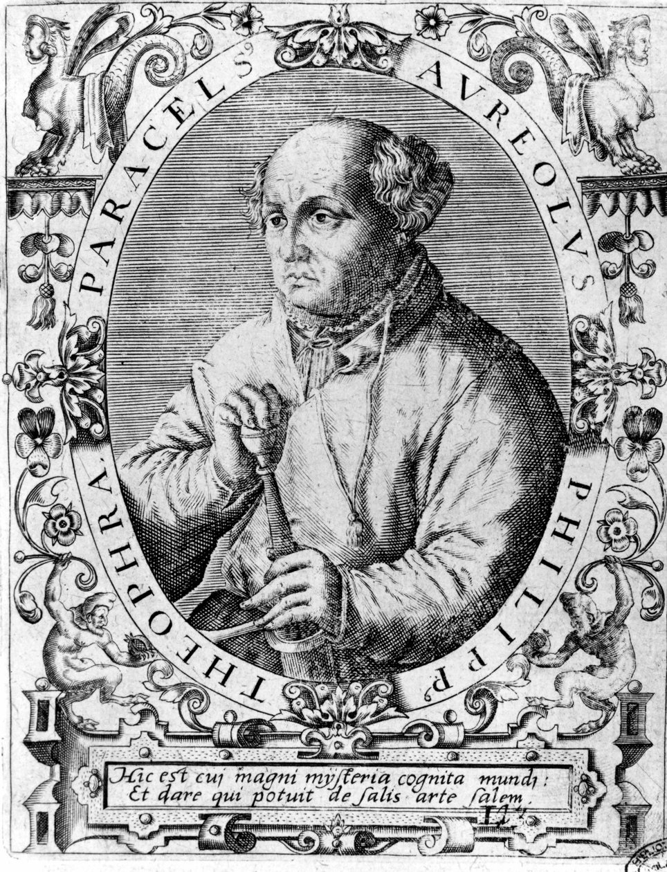 Porträt von Philippus Aureolus Theophrastus Bombastus von Hohenheim Paracelsus von Unknown artist