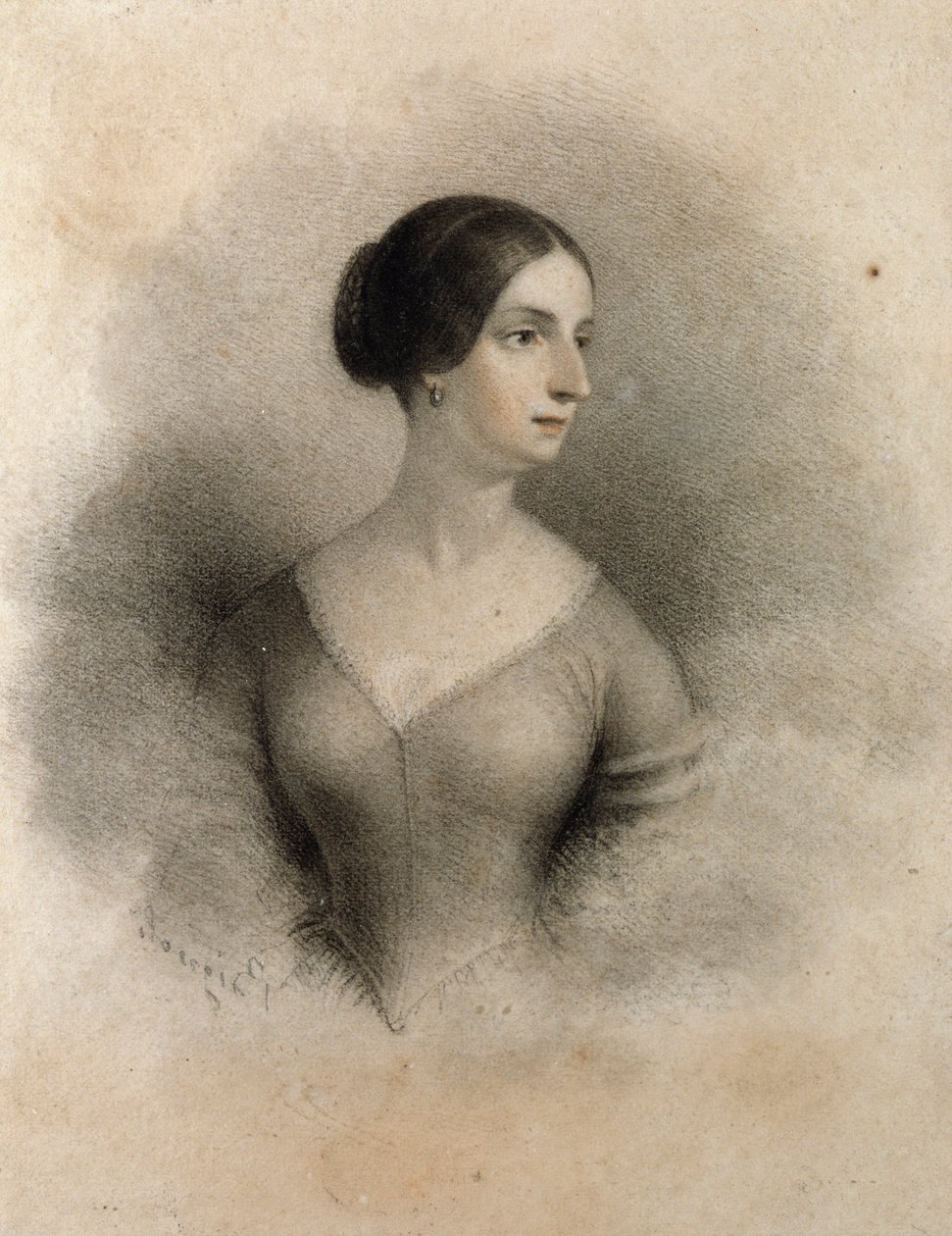 Porträt von Teresa Borri (1799-1861) von Unknown artist