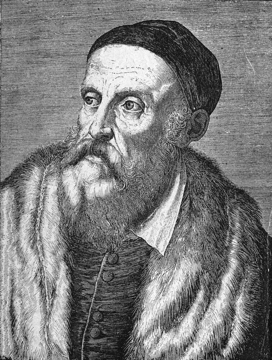 Porträt von Tiziano Vecellio (Der Tizian) (1490 - 1576) von Unknown artist