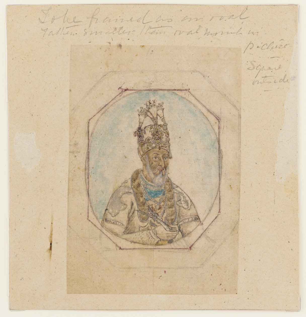 Porträt eines Mogulherrschers von Unknown artist