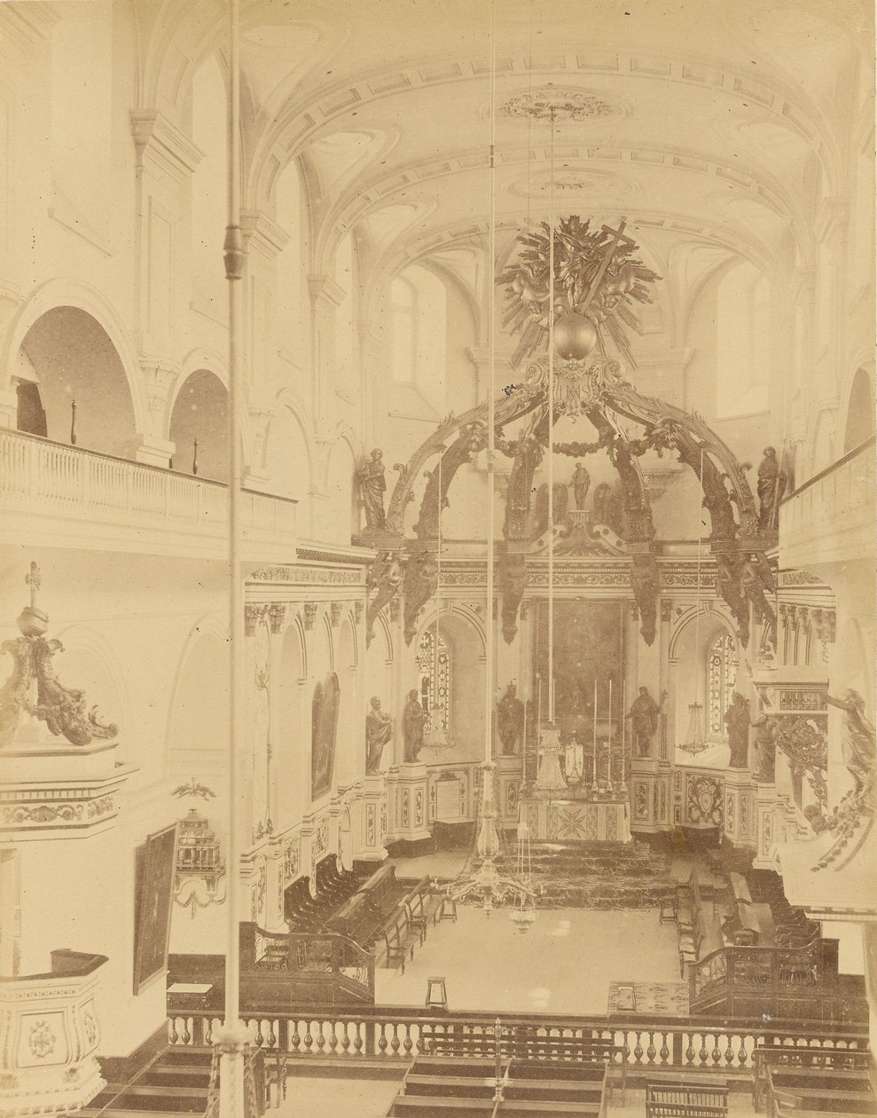 Quebec, Innenraum der Kathedrale von Unknown artist
