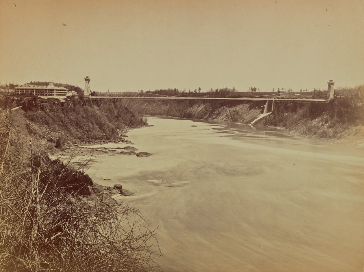 [Fluss und Brücke] von Unknown artist