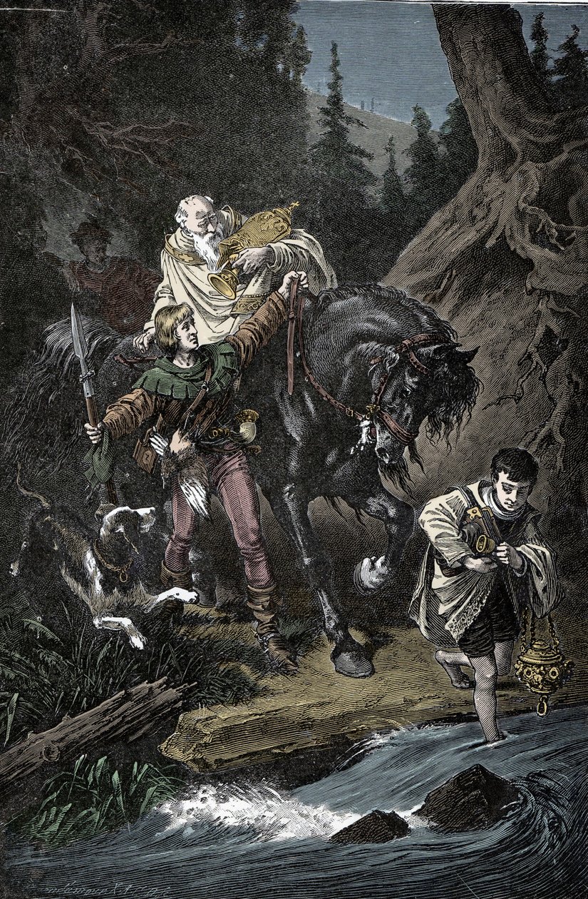 Rudolf von Habsburg und der Priester von Unknown artist