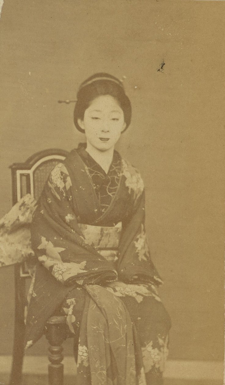 Sitzende japanische Frau von Unknown artist