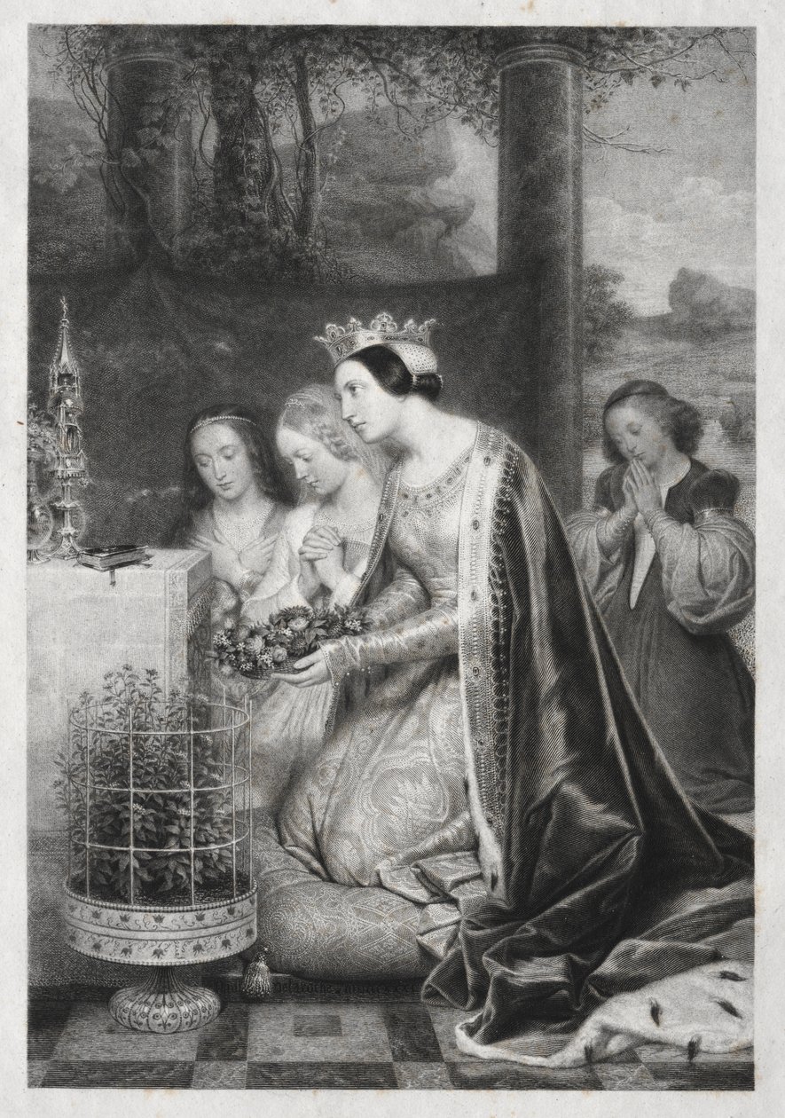 St. Amelia, Königin von Ungarn von Unknown artist