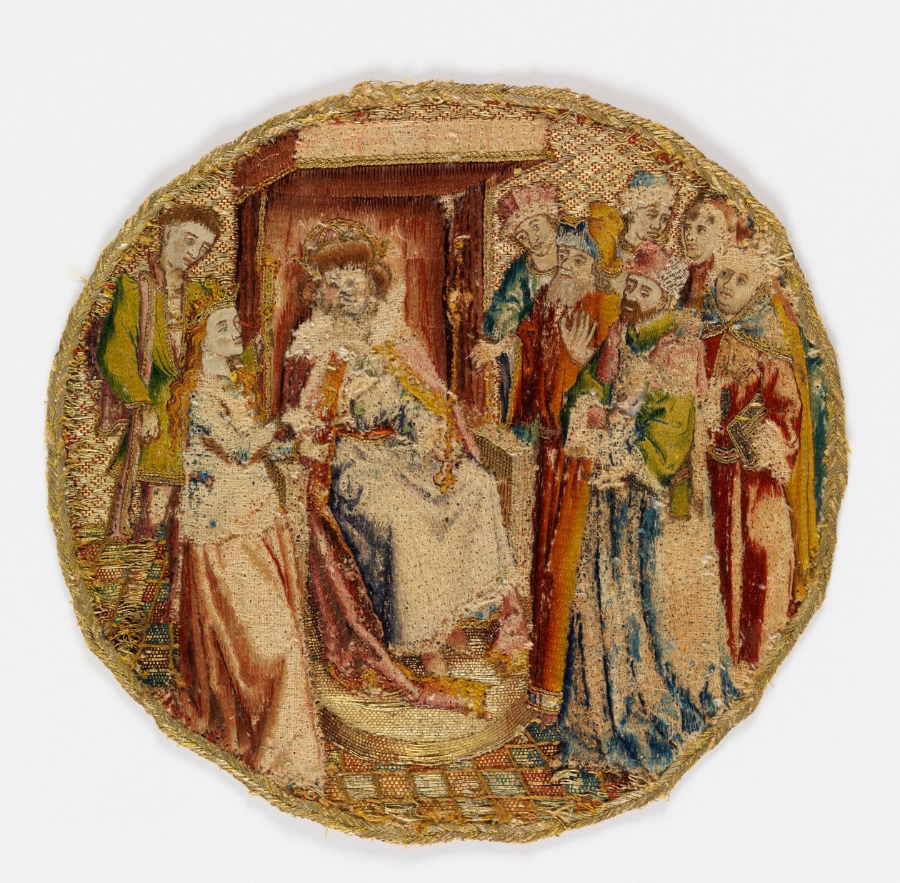 St. Katharina verwirrt Gelehrte vor Kaiser Maxentius von Unknown artist