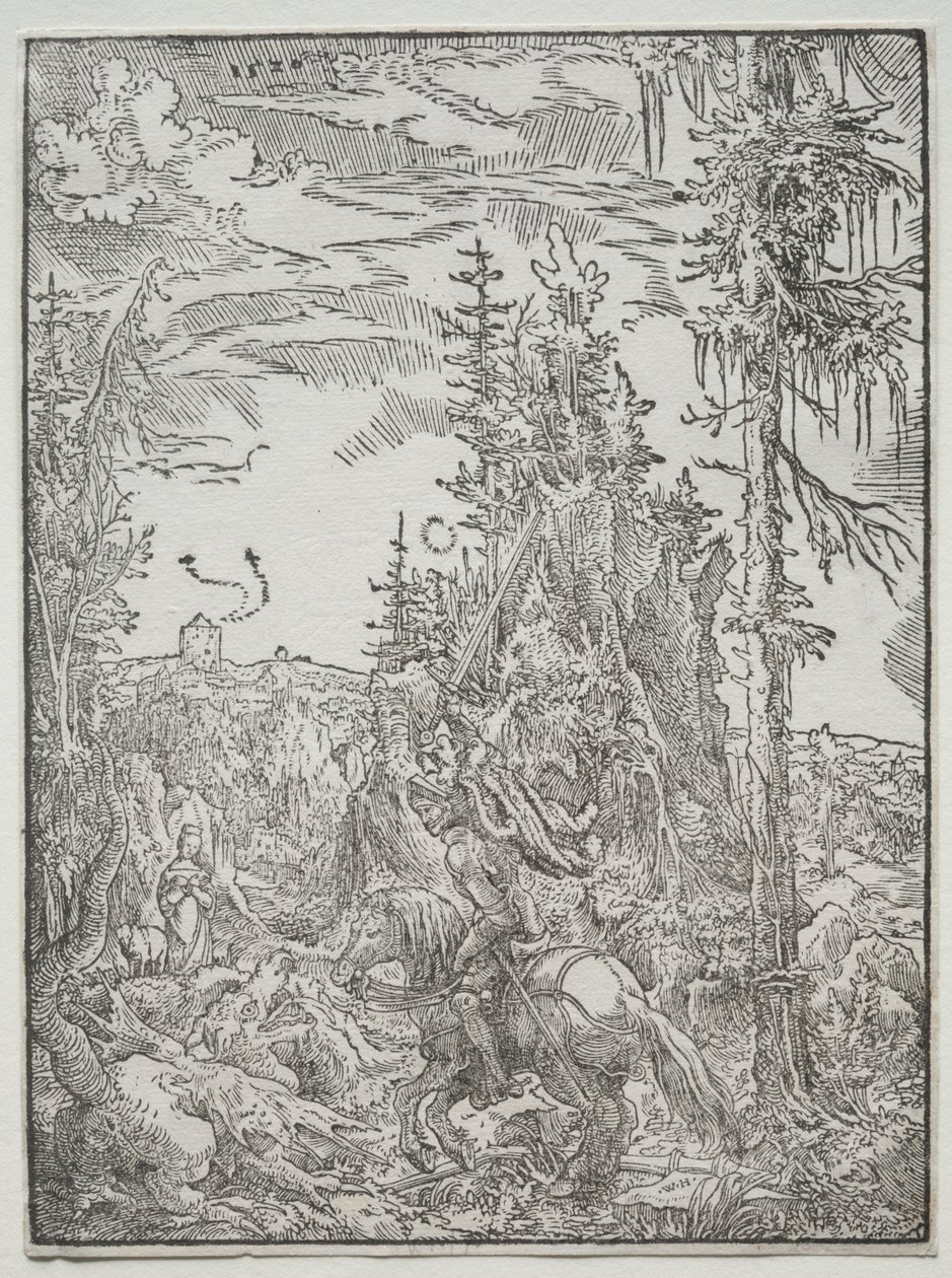St. Georg und der Drache von Unknown artist