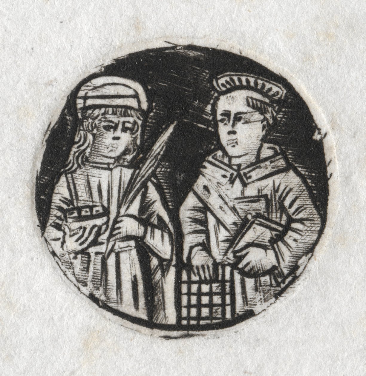 St. Laurentius und St. Lucia von Unknown artist