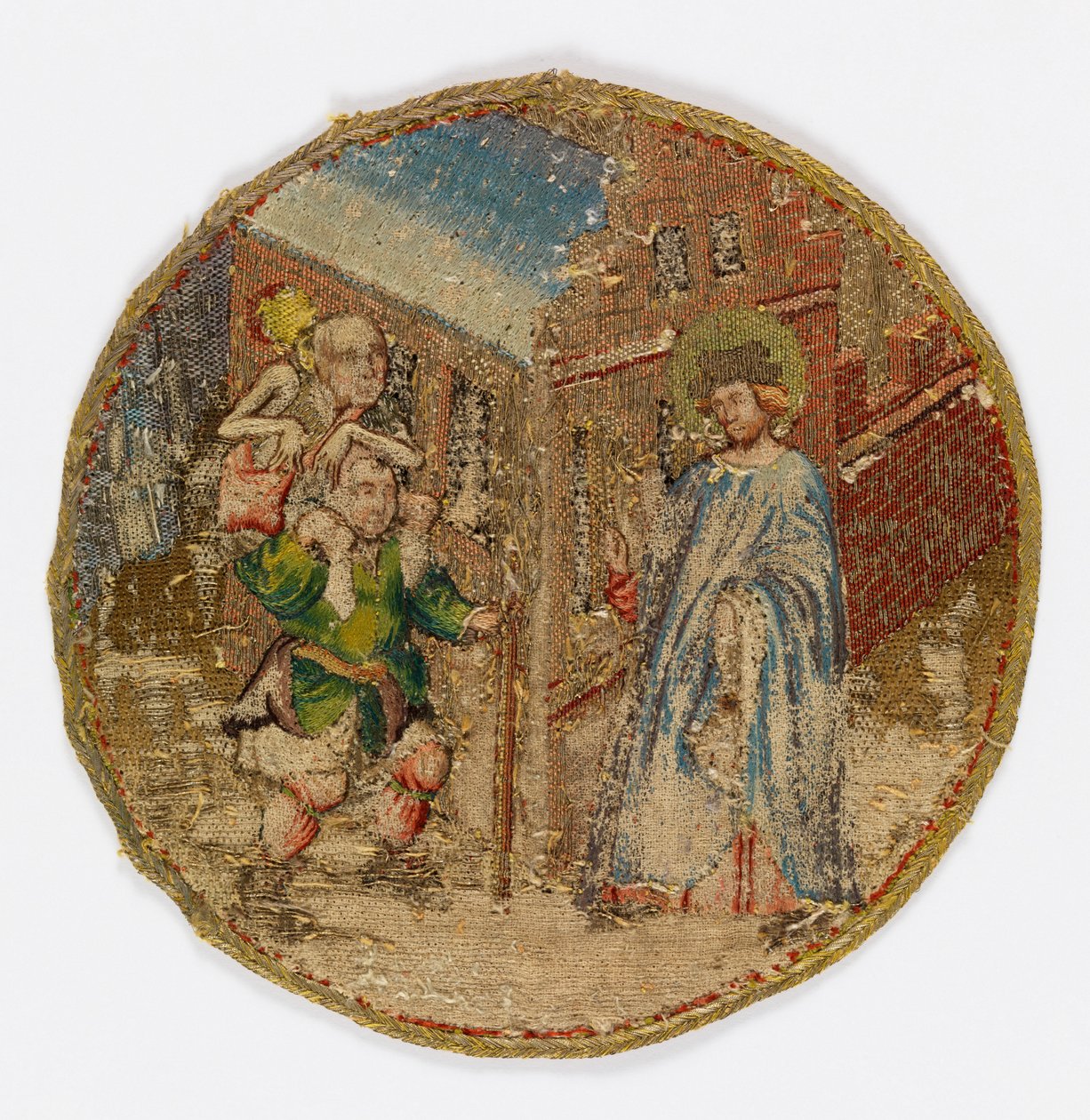 St. Martin heilt die lahmen und blinden Bettler gegen ihren Willen von Unknown artist