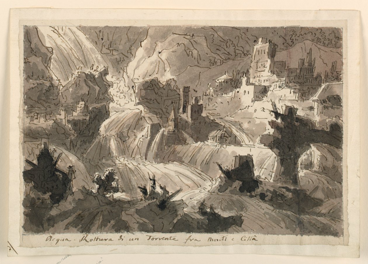 Bühnenbild, Flut von Unknown artist