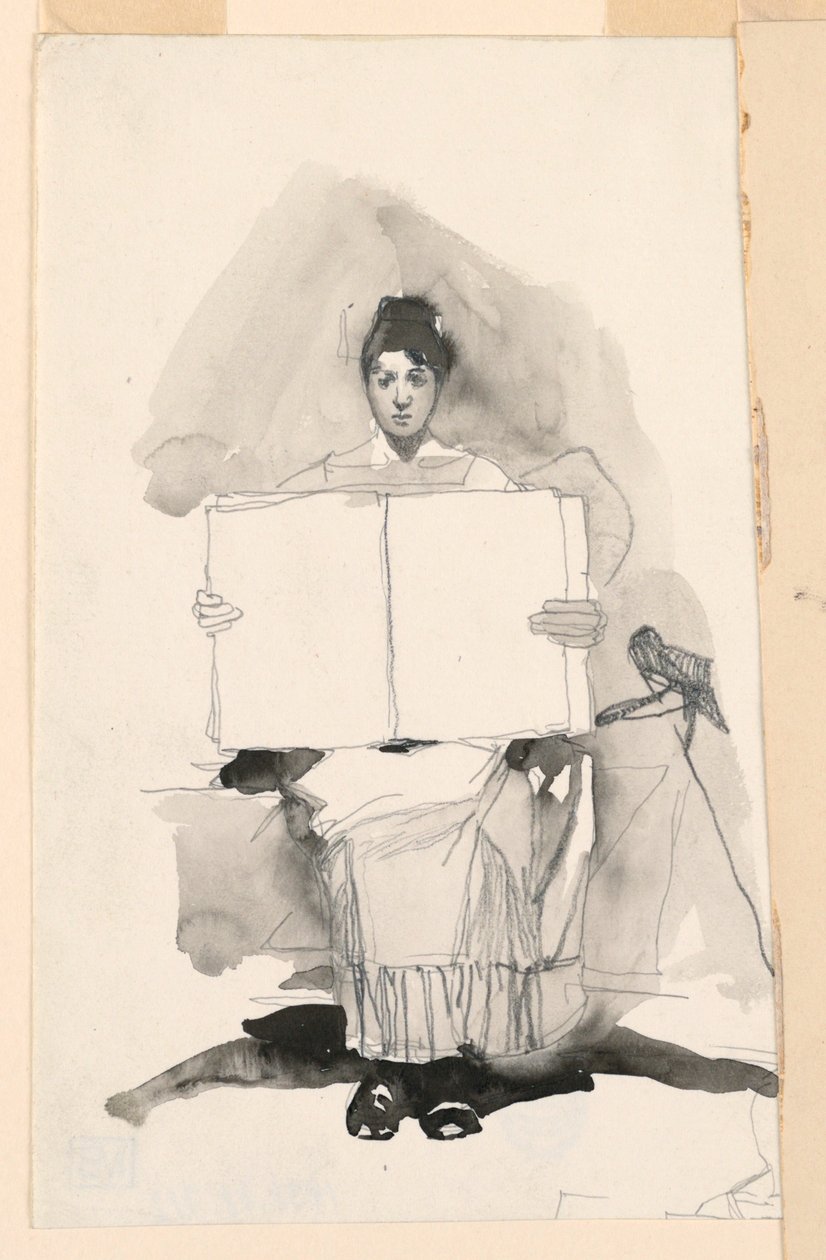 Studie einer jungen Frau von Unknown artist