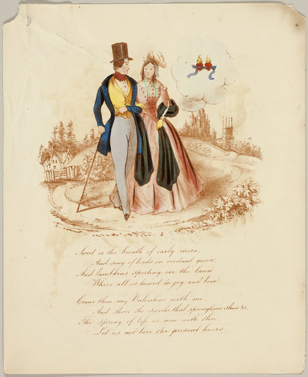 Süß ist der Atem des frühen Morgens (Valentinstag) von Unknown artist