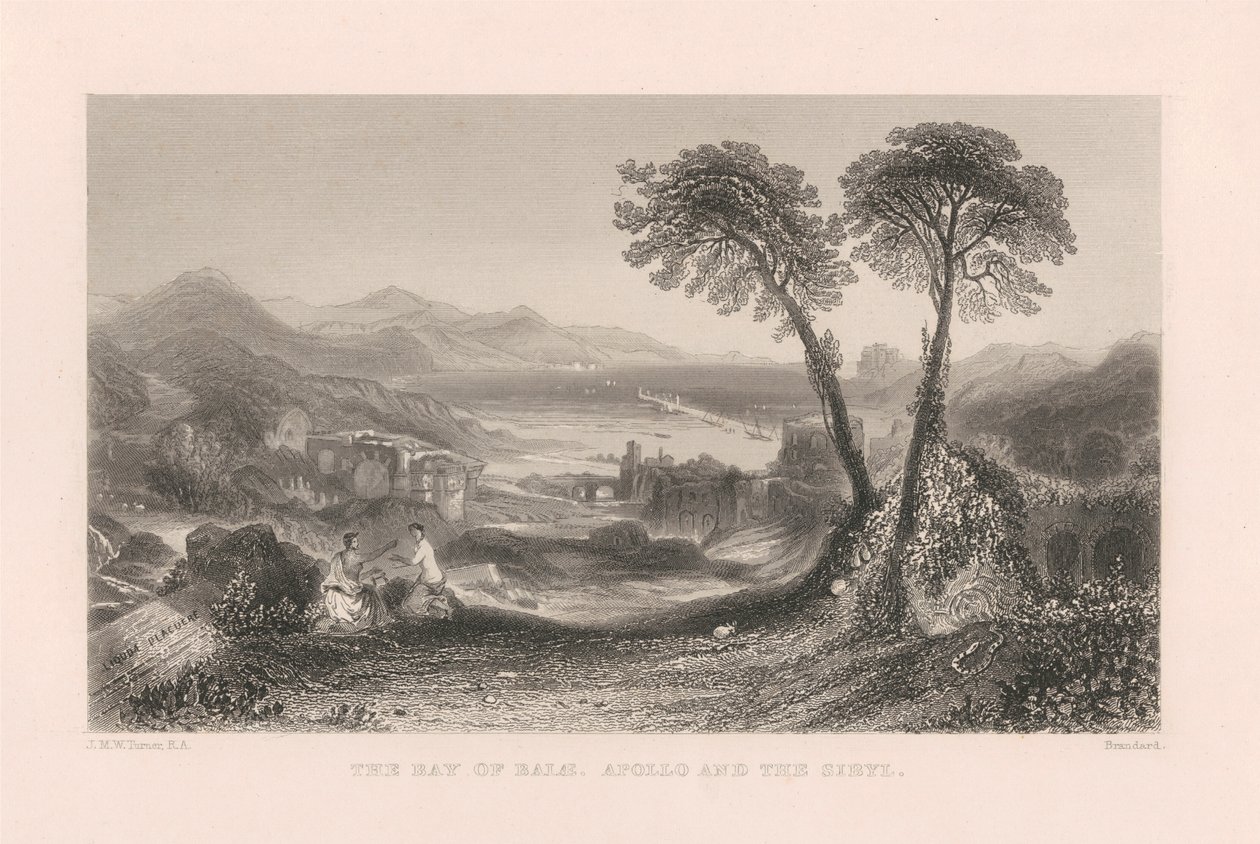 Die Bucht von Baiä - Apollo und die Sibylle von Unknown artist