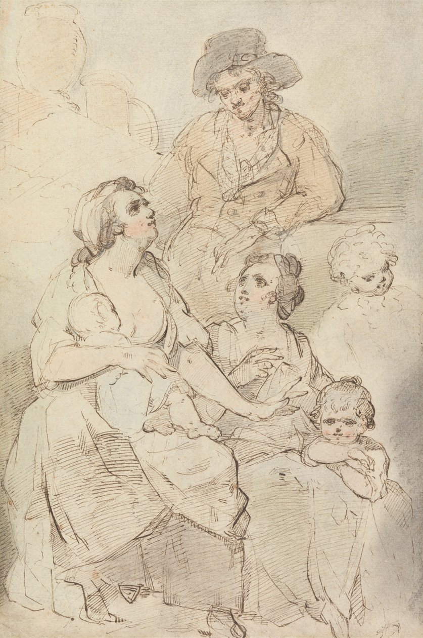 Die tugendhafte Familie von Unknown artist