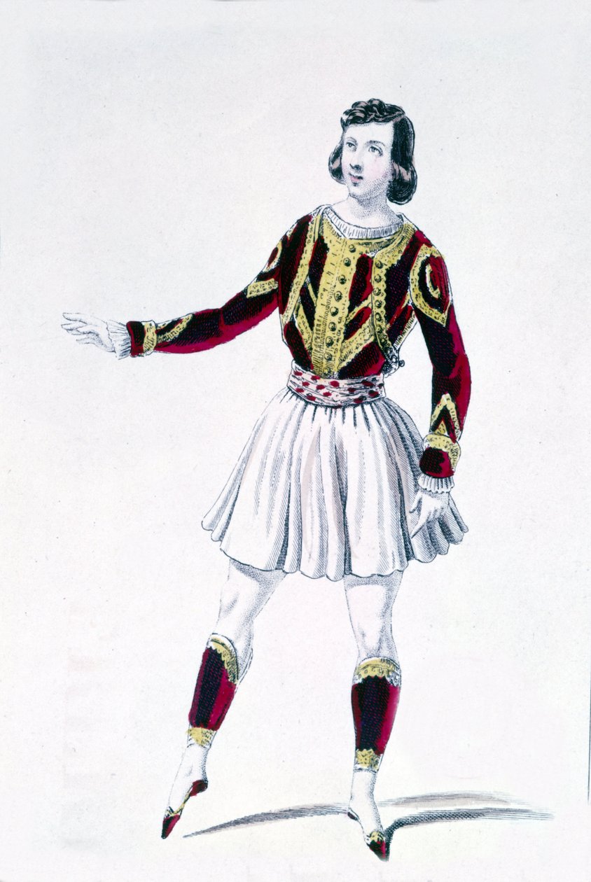 Der Tänzer und Choreograf Marius Petipa (1818-1910) in „Die Rechte des Herrn“ von Unknown artist