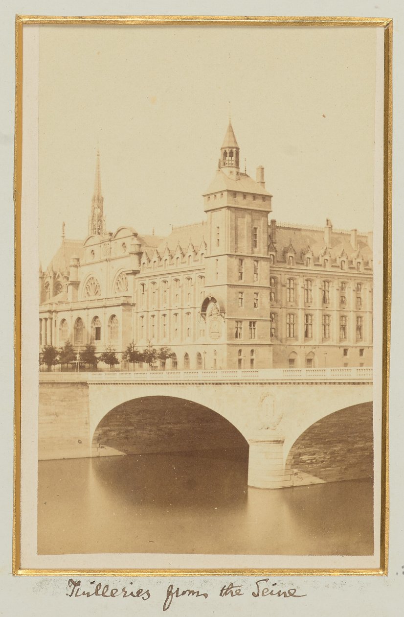 Tuillerien von der Seine von Unknown artist
