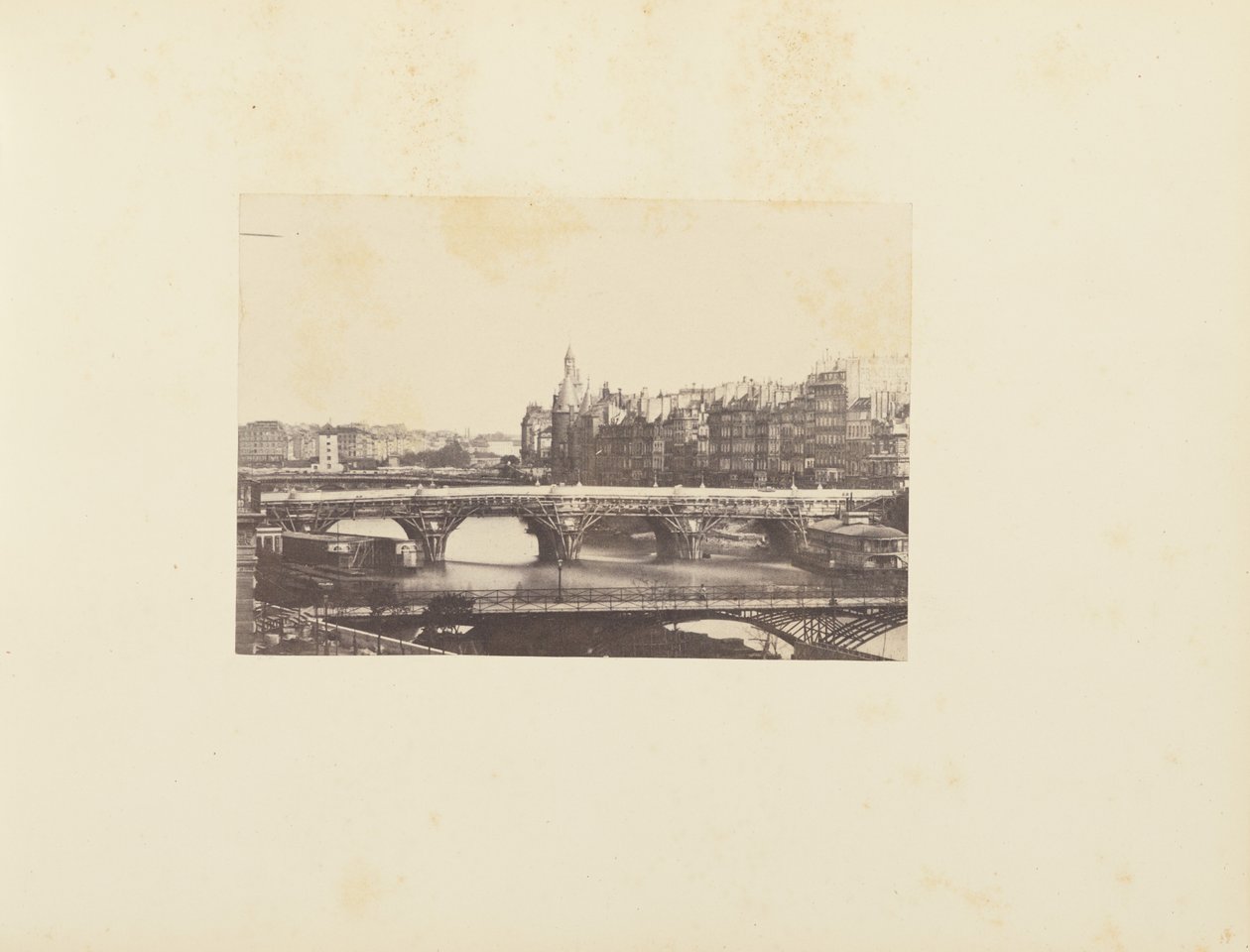 Blick von der Pont des Arts in Paris von Unknown artist