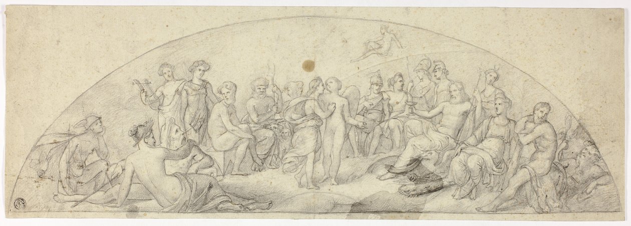 Hochzeit von Amor und Psyche auf dem Olymp von Unknown artist