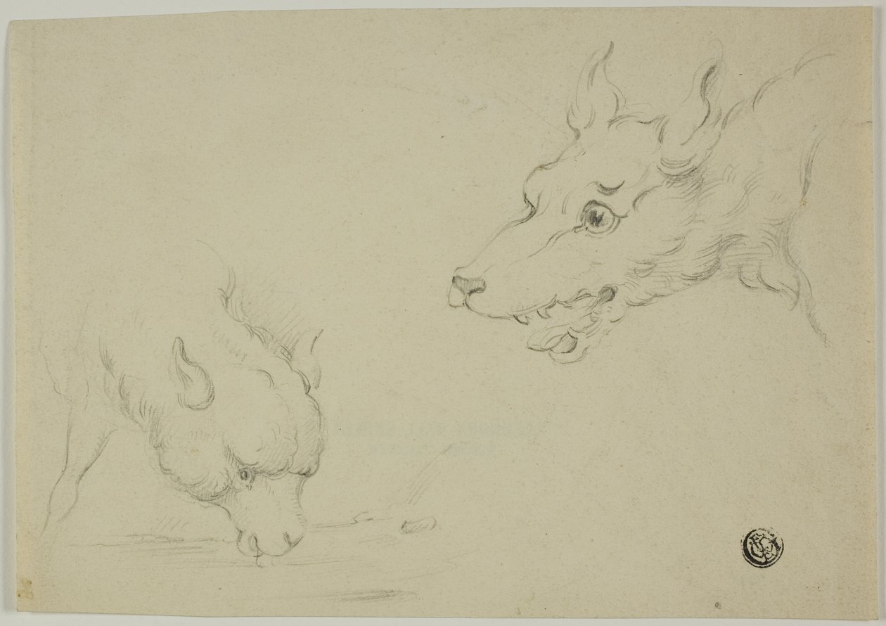 Wolf und Lamm von Unknown artist