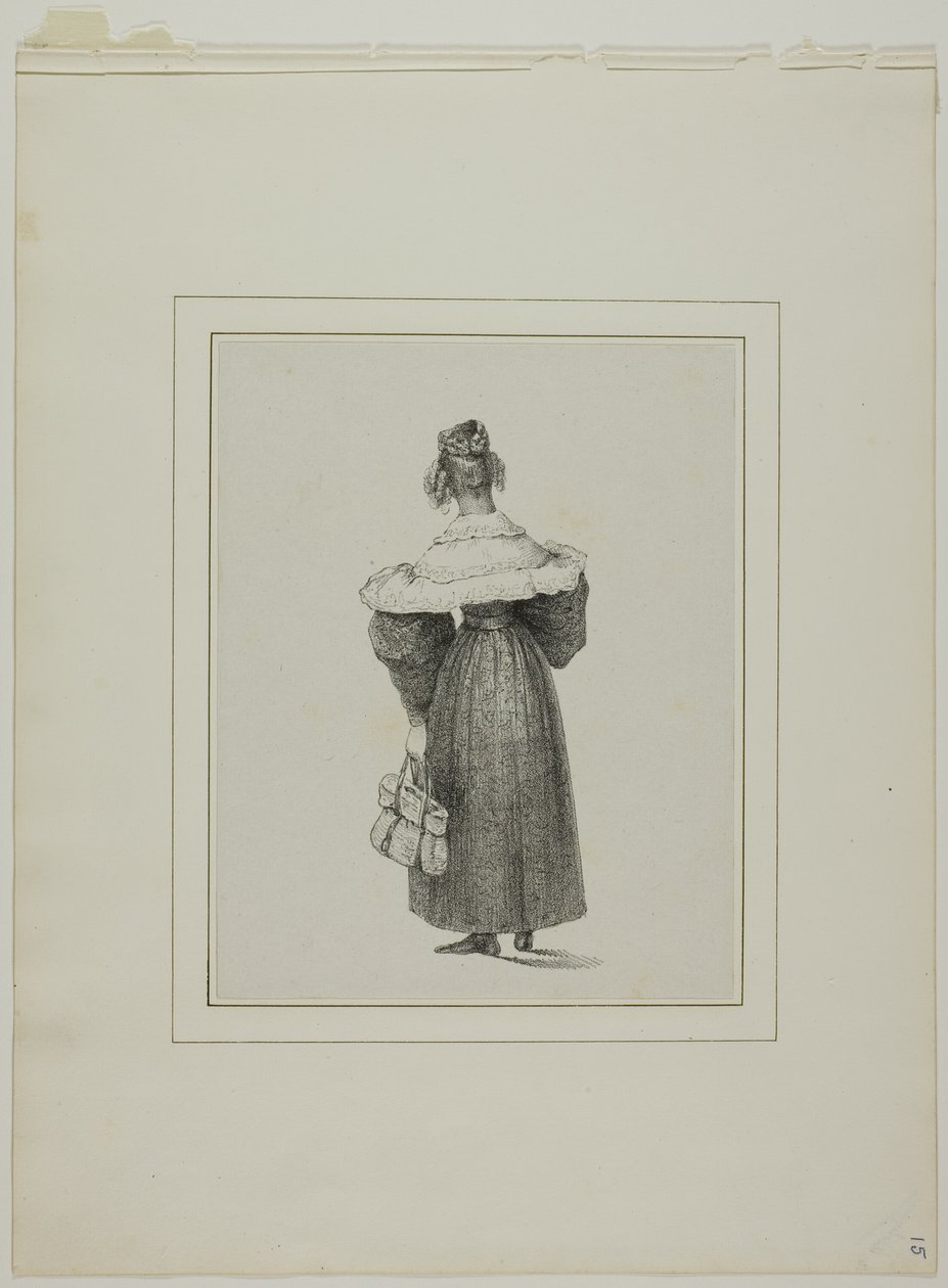 Frau von hinten gesehen von Unknown artist